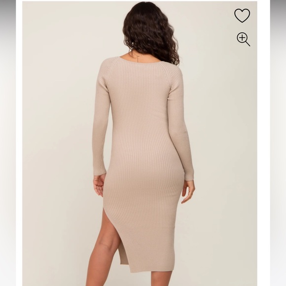 *NWT* Pinkblush knit midi dress (maternity or post-bump friendly) - Picture 5 of 9
